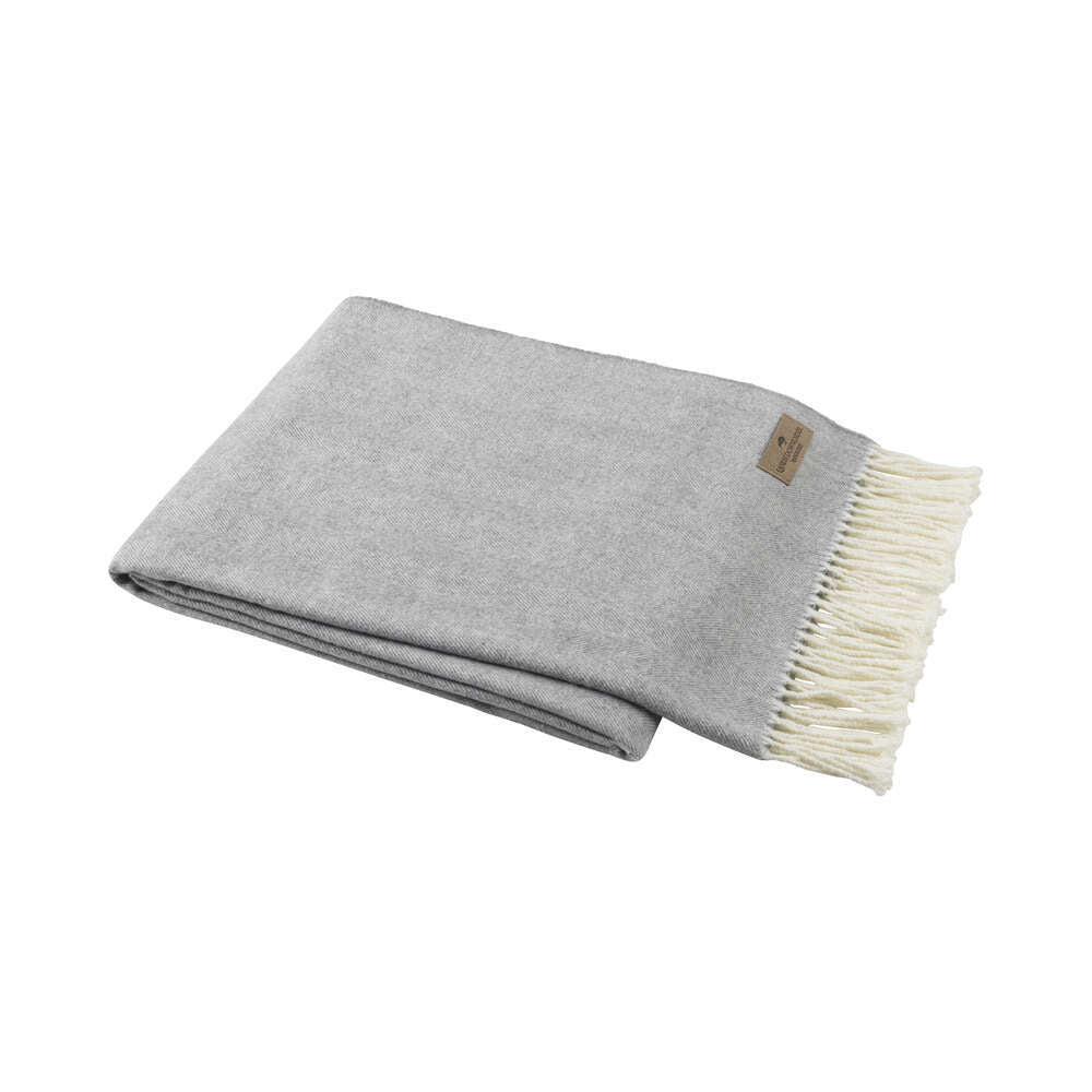 Italian Herringbone Throw, Pebble