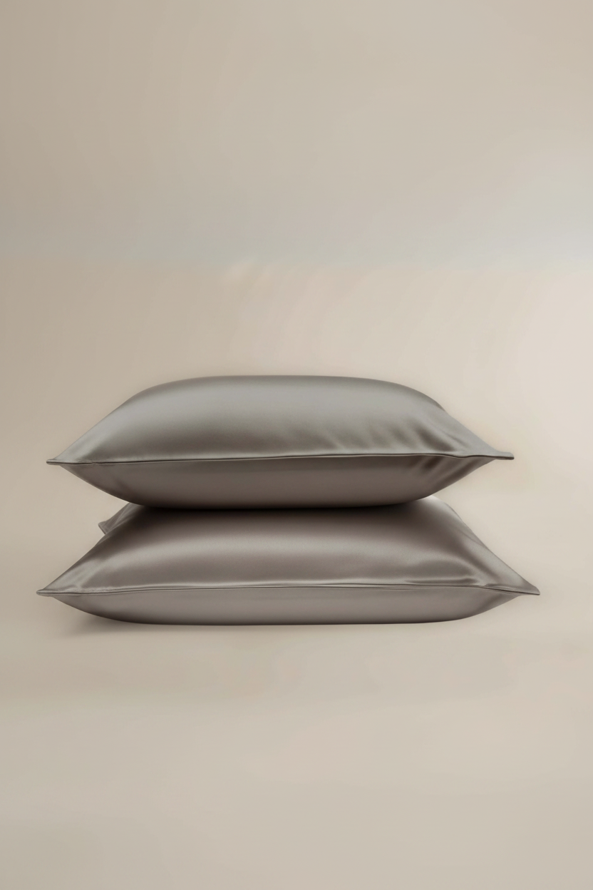 Faceplant Bamboo Supreme Pillowcase Set, Pearl Gray, Standard/Queen