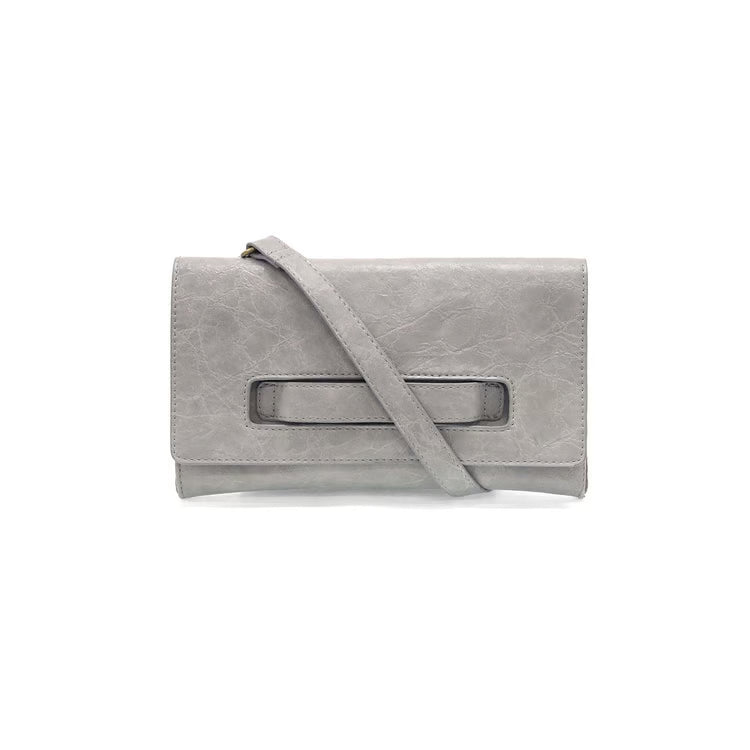 Cloud Grey Caterina Handle Clutch Crossbody