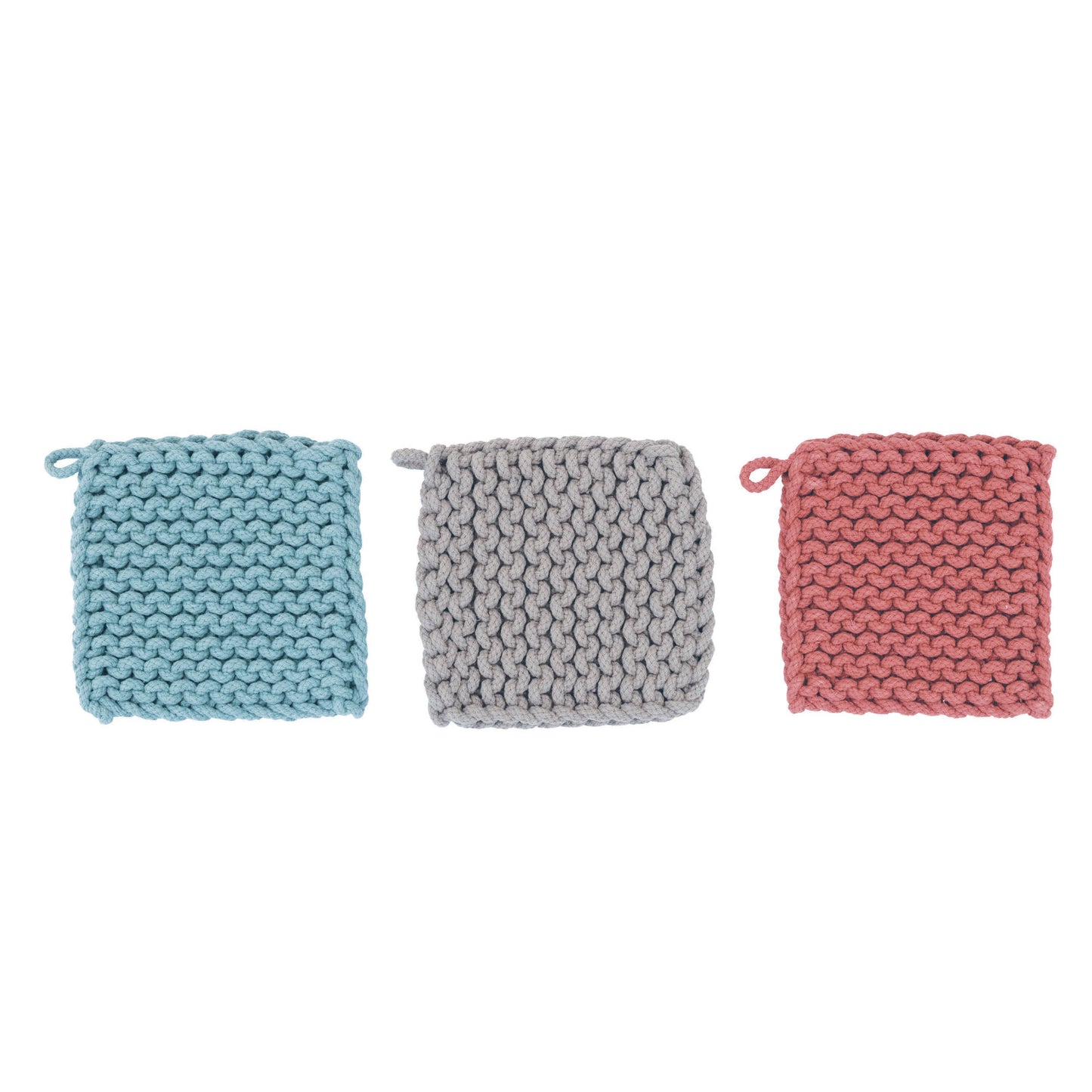Cotton Crocheted Pot Holder, DF5467A