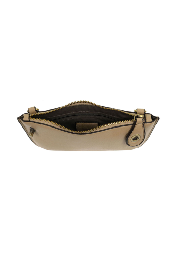 Beech Wood Mini Crossbody Wristlet Clutch