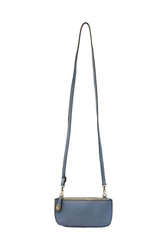 Periwinkle Mini Crossbody Wristlet Clutch