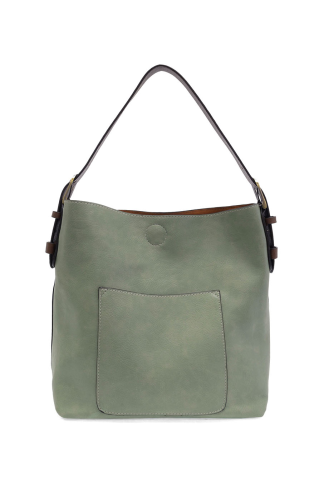 Dusty Sage Hobo Coffee Handle Handbag