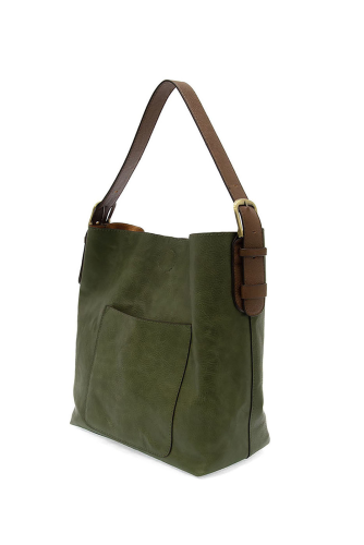 Dark Basil Hobo Coffee Handle Handbag