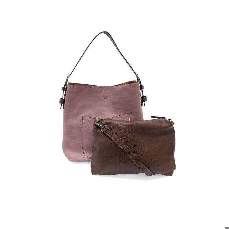 Soft Berry Hobo Coffee Handle Handbag