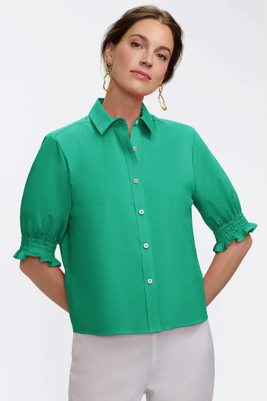 Vivienne Shirt, Kelly Green