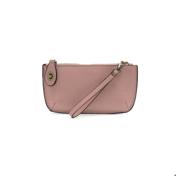 Pink Sand Mini Crossbody Wristlet Clutch