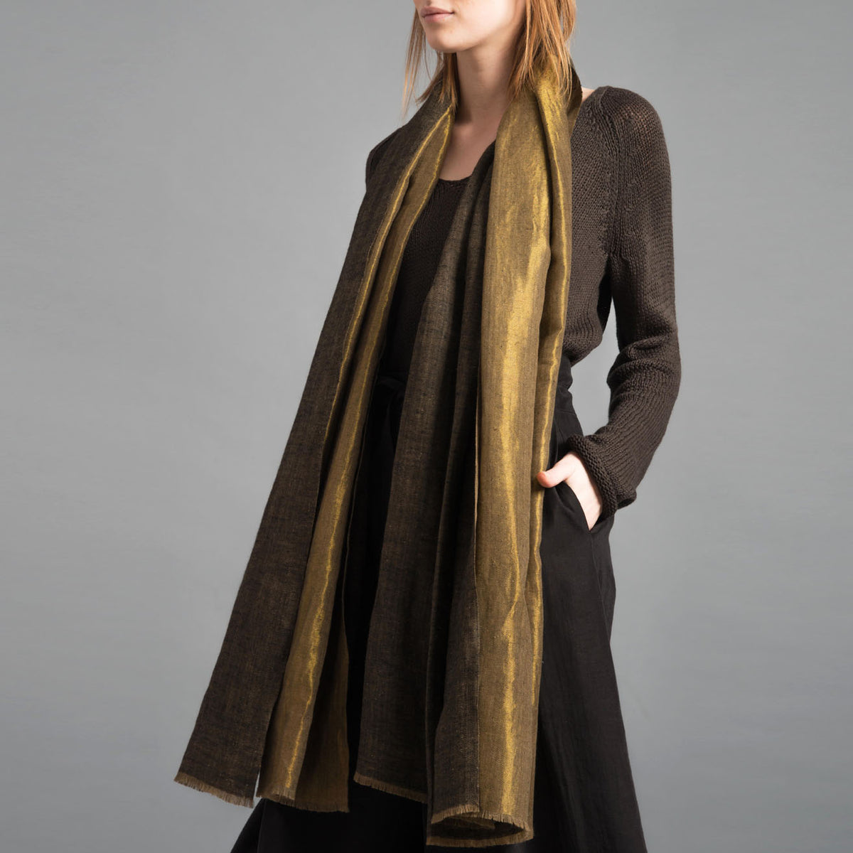Gilded Noir Small, Black-Gold, Rectangle