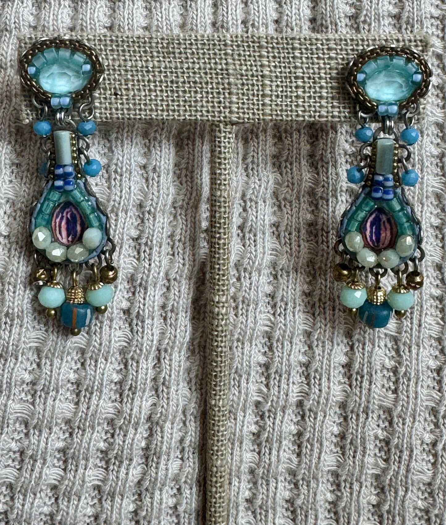 Blue Bird Earrings 2