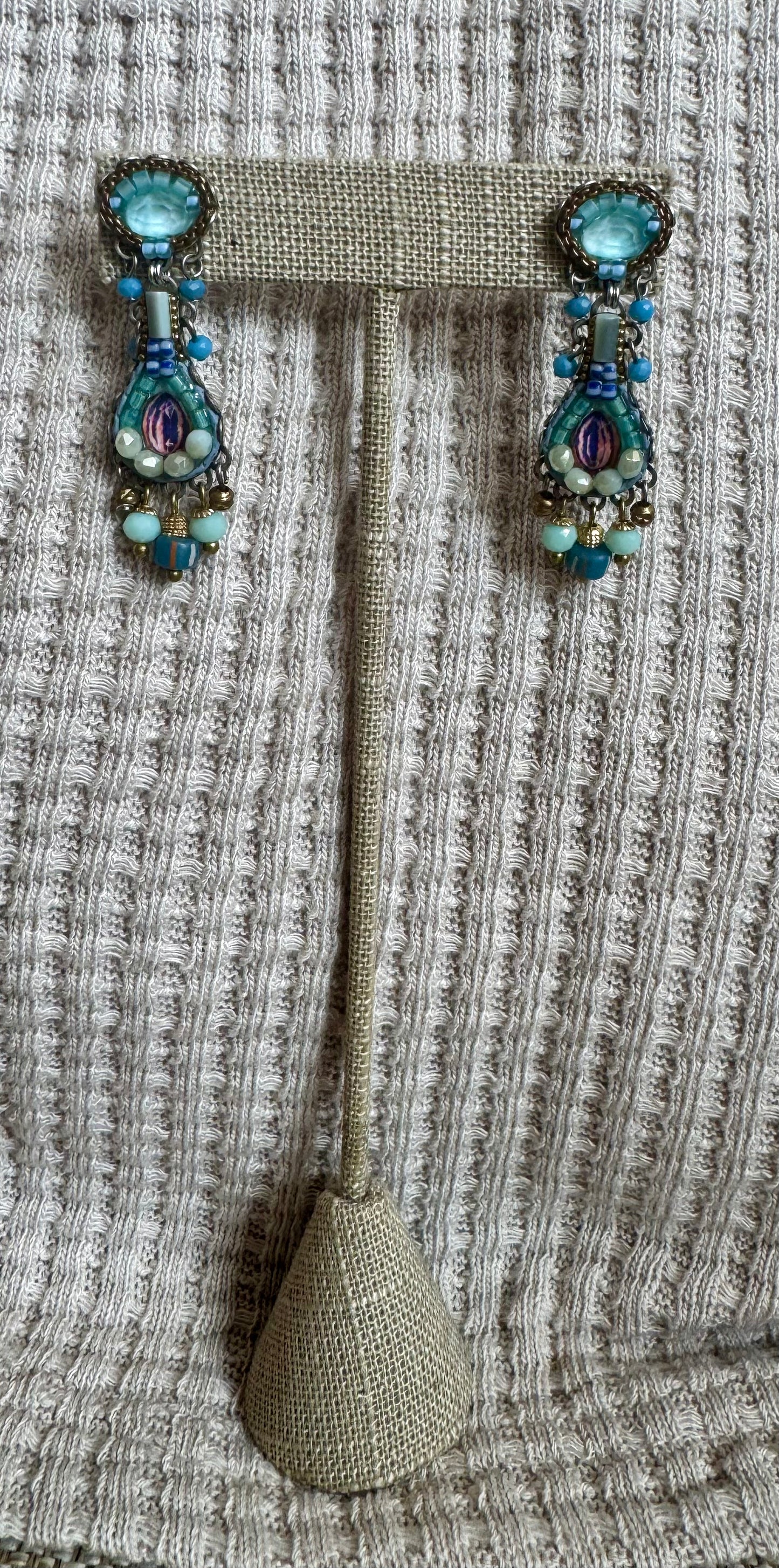 Blue Bird Earrings 2