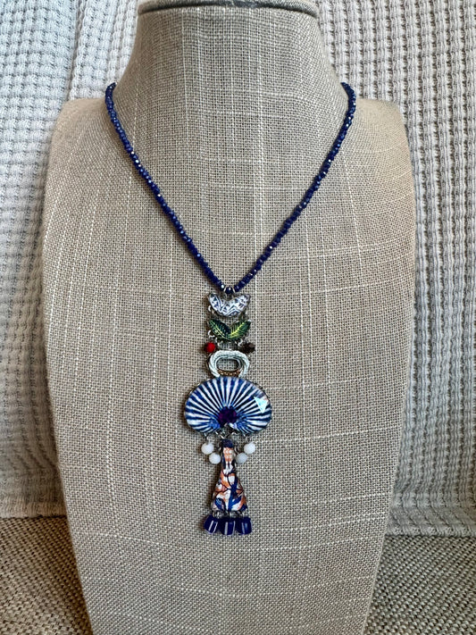Blue Domes Necklace