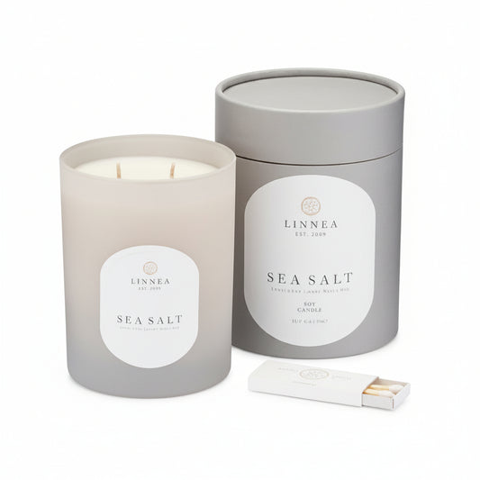 Sea Salt, 2 Wick Candle