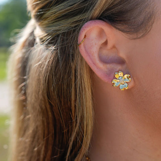 Dogwood Post Earring