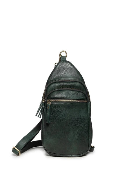 Jas Medium Sling/ Crossbody, Evergreen