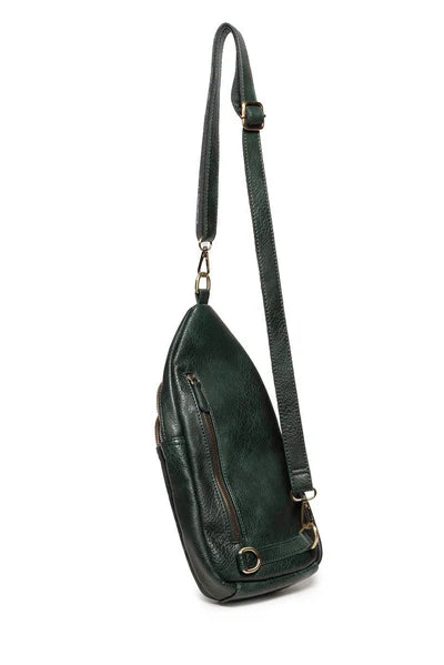 Jas Medium Sling/ Crossbody, Evergreen