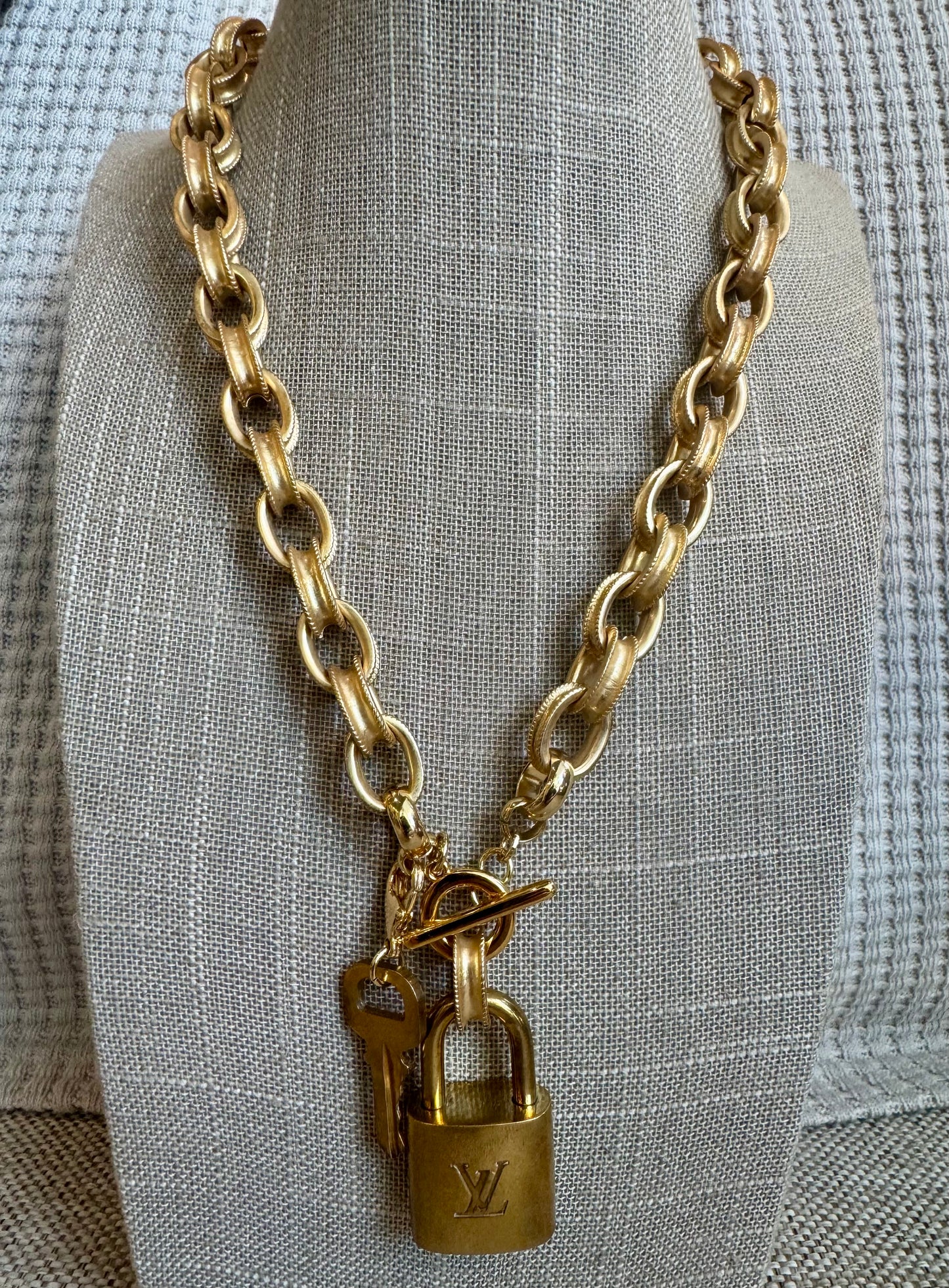Pompeii Louis Vuitton Lock Necklace