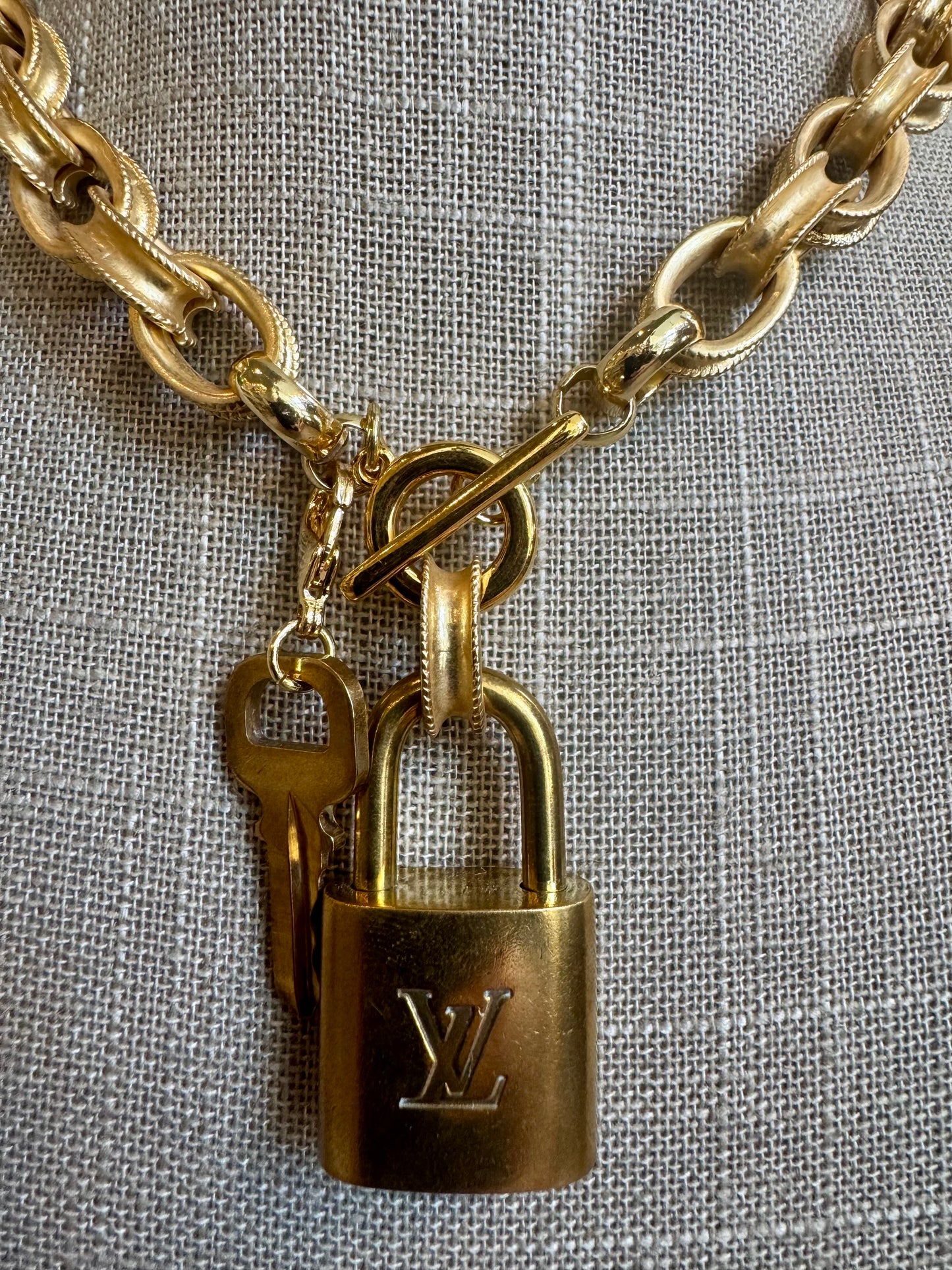 Pompeii Louis Vuitton Lock Necklace
