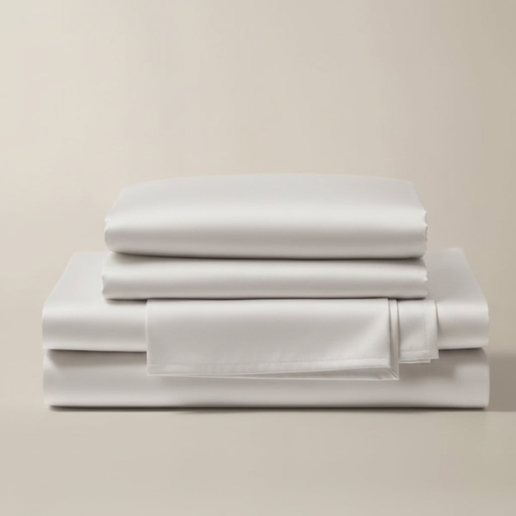 Faceplant Bamboo Supreme Sheet Set, White, King