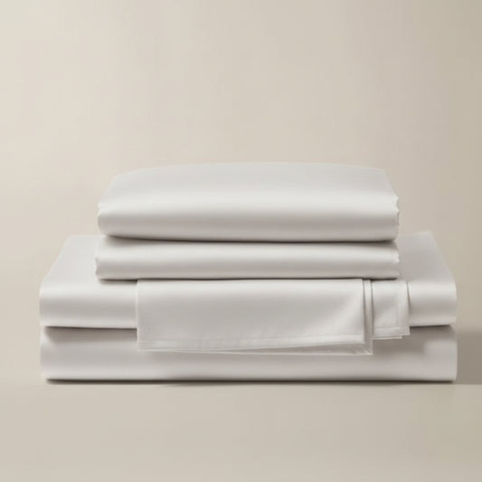 Faceplant Bamboo Supreme Sheet Set, White, King