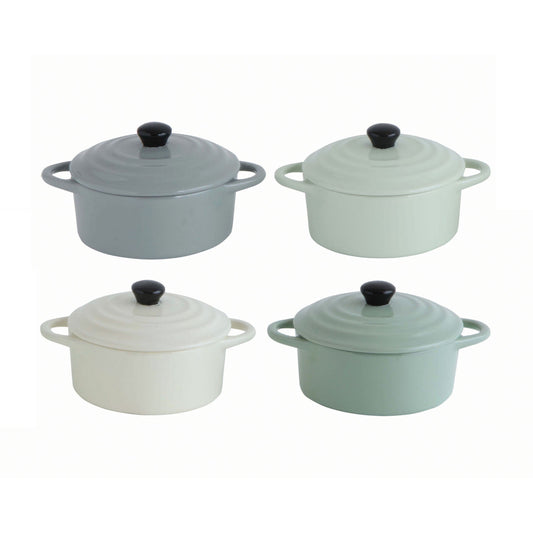 Stoneware Mini Baker with Lid, DA9470A
