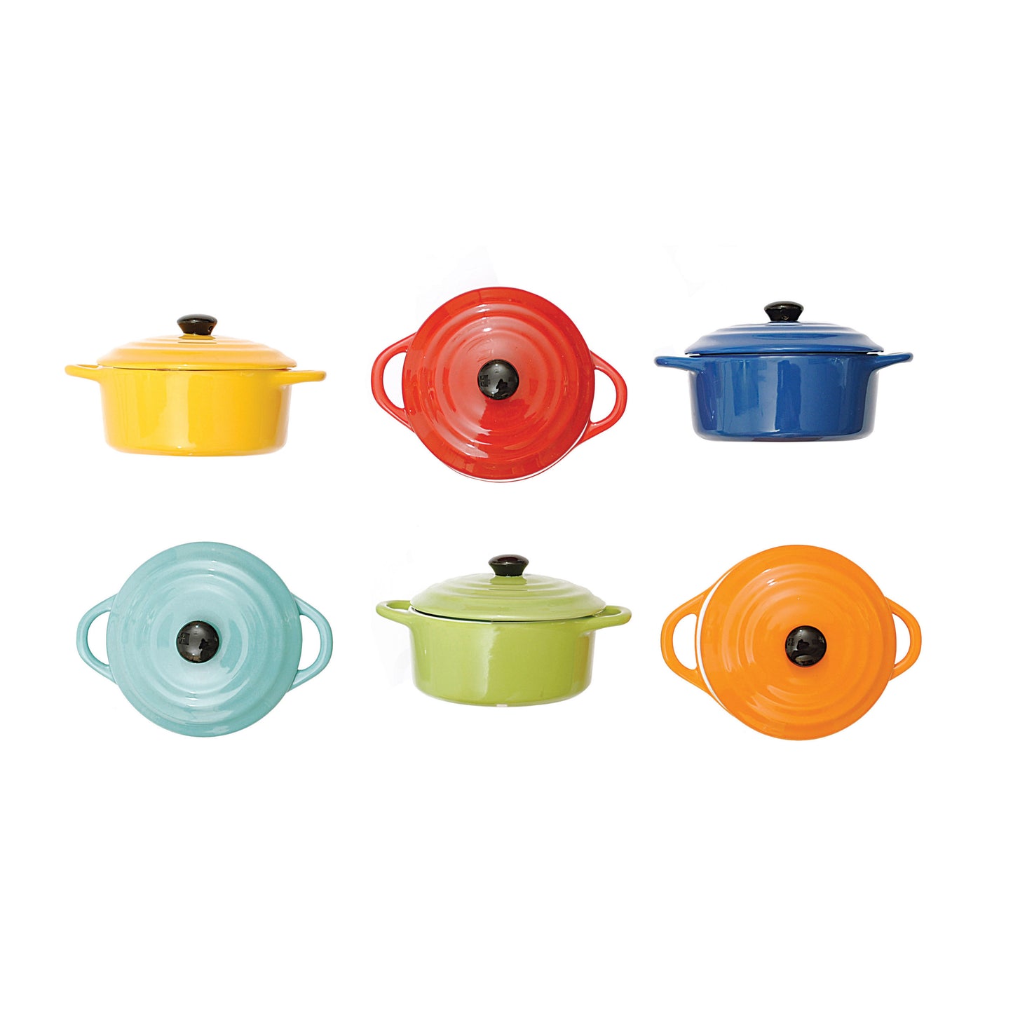 Stoneware Mini Baker with Lid, DE7145A