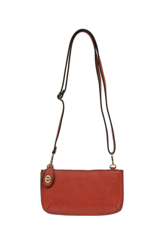 Cherry Red Mini Crossbody Wristlet Clutch