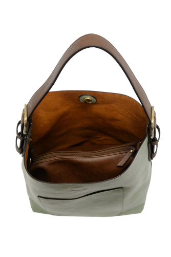 Dusty Sage Hobo Coffee Handle Handbag
