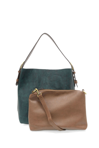 Vivid Deep Teal Hobo Coffee Handle Handbag