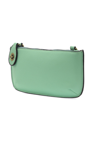 Hint of Mint Mini Crossbody Wristlet Clutch