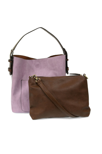 Soft Purple Hobo Coffee Handle Handbag