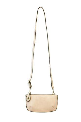 Stone Mini Crossbody Wristlet Clutch