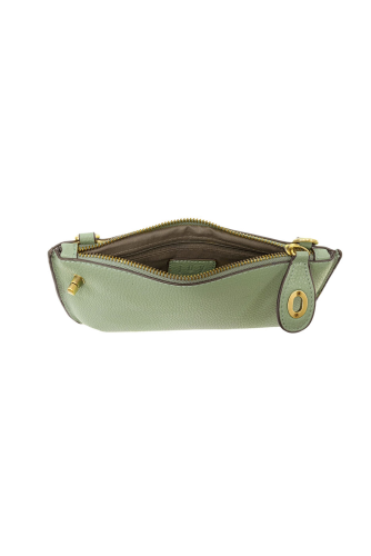 Sage Mini Crossbody Wristlet Clutch