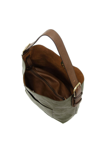 Dark Basil Hobo Coffee Handle Handbag