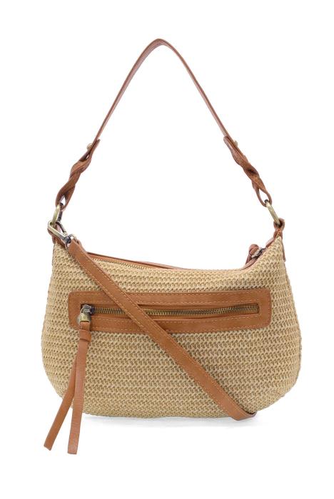Natural Straw Effie Hobo w/ Removable Braided Strap