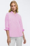 TAMMY 3/4  SHIRT, Pink and White